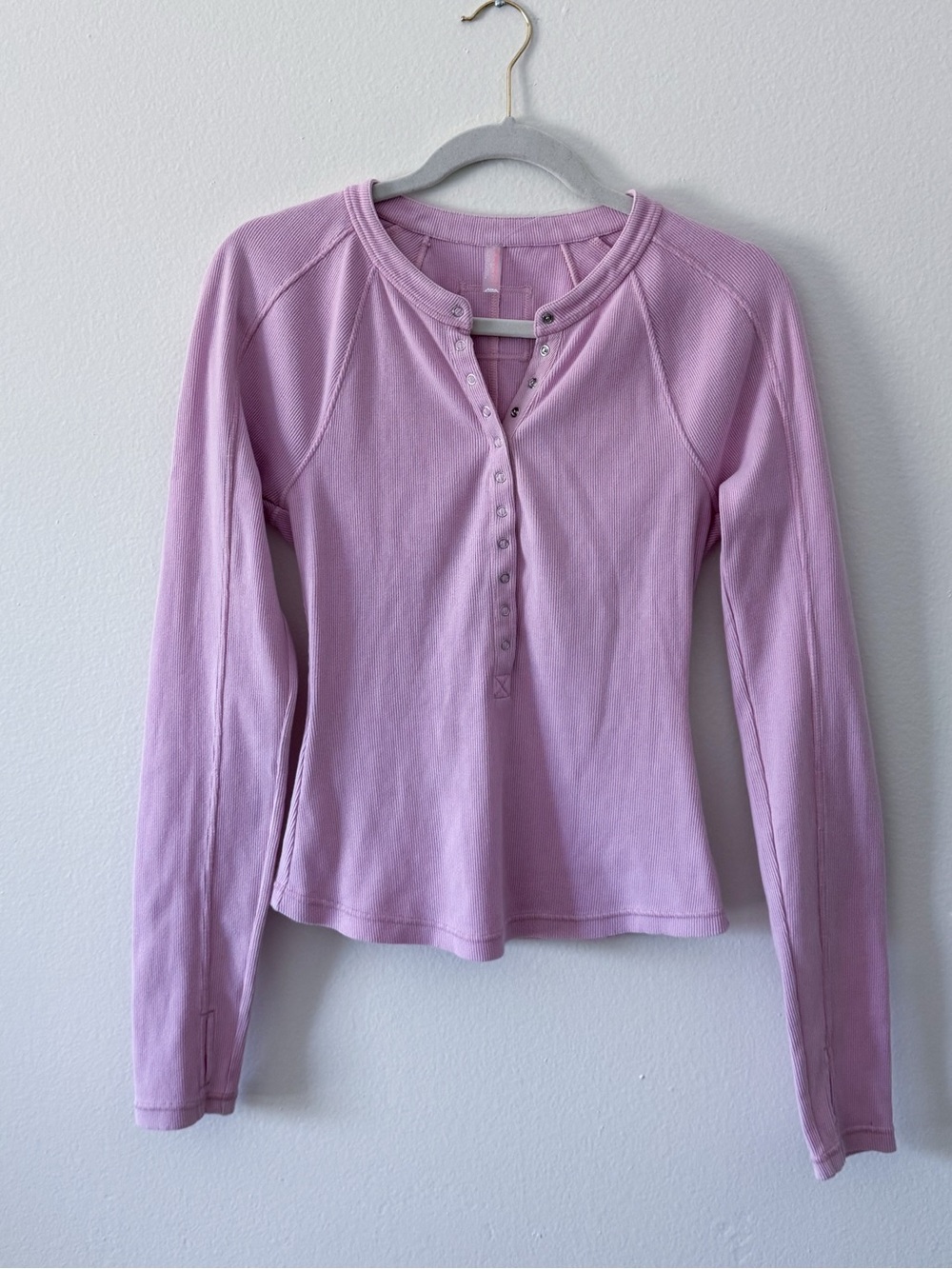NWOT Free People Movement Kick Off Layer in Small Color Pink/Lavender